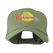 Halloween Moon Embroidered Cap