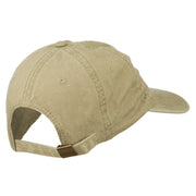 Minnesota State Map Embroidered Washed Cotton Cap