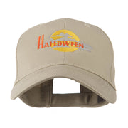 Halloween Moon Embroidered Cap