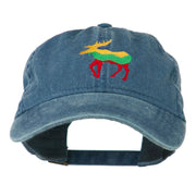 Wildlife Animal Moose Embroidered Cap