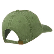 Minnesota State Map Embroidered Washed Cotton Cap