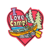 I Love Camp Outdoor Patches