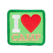 I Love Camp Outdoor Patches