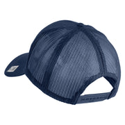 U.S. Marine Corps 1st Marine Division Embroidered Solid Cotton Twill Mesh Prostyle Cap - Navy OSFM