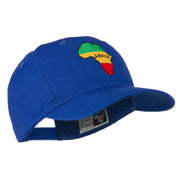 Map of Africa Embroidered Cap