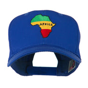 Map of Africa Embroidered Cap