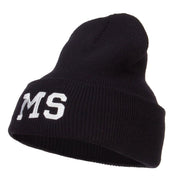 MS Mississippi State Embroidered Long Beanie