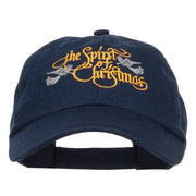 Spirit of Christmas Embroidered Low Cap