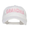 Grandma Embroidered Washed Cap