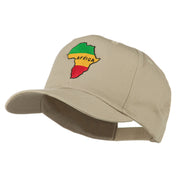 Map of Africa Embroidered Cap