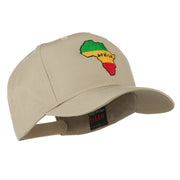 Map of Africa Embroidered Cap