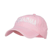 Grandma Embroidered Washed Cap