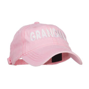 Grandma Embroidered Washed Cap