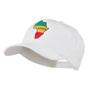 Map of Africa Embroidered Cap