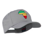 Map of Africa Embroidered Cap