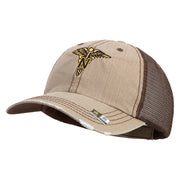 U.S. Army Nurse Corps Embroidered Low Profile Special Cotton Mesh Cap - Brown-Khaki OSFM