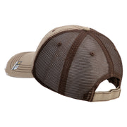 U.S. Army Nurse Corps Embroidered Low Profile Special Cotton Mesh Cap - Brown-Khaki OSFM