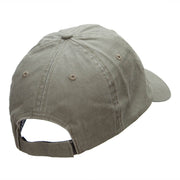 Mini Quial Embroidered Low Profile Dyed Cotton Twill Cap