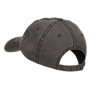 Mini Question Mark Embroidered Washed Cap