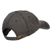 Mini Question Mark Embroidered Washed Cap