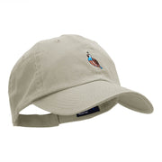 Mini Quial Embroidered Low Profile Dyed Cotton Twill Cap