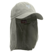 Uranas Astrology Embroidered Flap Hats - Grey OSFM