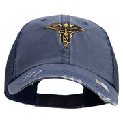 U.S. Army Nurse Corps Embroidered Low Profile Special Cotton Mesh Cap - Navy OSFM