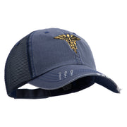 U.S. Army Nurse Corps Embroidered Low Profile Special Cotton Mesh Cap - Navy OSFM