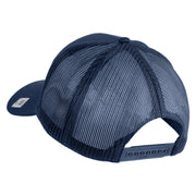 2nd Marine Division Veteran Embroidered Solid Cotton Twill Mesh Prostyle Cap - Navy OSFM