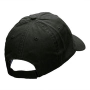 Mini Quial Embroidered Low Profile Dyed Cotton Twill Cap