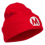 Mario Luigi Wario Waluigi Embroidered Long Beanie