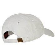 Maryland with Map Outline Embroidered Washed Cotton Twill Cap