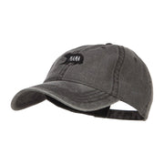 Mama Bear Embroidered Washed Cap