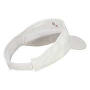 Mini Rocket Embroidered Cotton Washed Visor