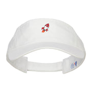 Mini Rocket Embroidered Cotton Washed Visor