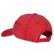 Maryland with Map Outline Embroidered Washed Cotton Twill Cap