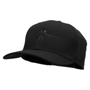 Dashing Fencer Embroidered Cotton Twill Pro Style Cap