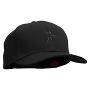 Dashing Fencer Embroidered Cotton Twill Pro Style Cap