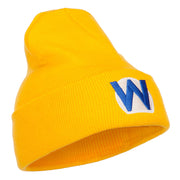 Mario Luigi Wario Waluigi Embroidered Long Beanie