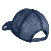 2nd Marine Division Retired Embroidered Solid Cotton Twill Mesh Prostyle Cap - Navy OSFM