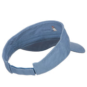 Mini Rocket Embroidered Cotton Washed Visor