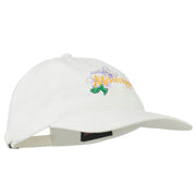 Mississippi State Flower Embroidered Washed Cap