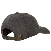 Maryland with Map Outline Embroidered Washed Cotton Twill Cap