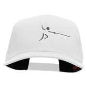 Dashing Fencer Embroidered Cotton Twill Pro Style Cap