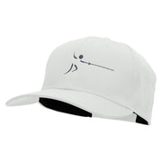 Dashing Fencer Embroidered Cotton Twill Pro Style Cap