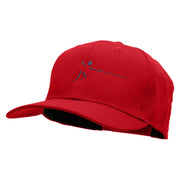 Dashing Fencer Embroidered Cotton Twill Pro Style Cap