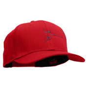 Dashing Fencer Embroidered Cotton Twill Pro Style Cap