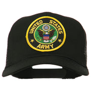 US Army Circular Patched Mesh Cap