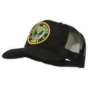 US Army Circular Patched Mesh Cap