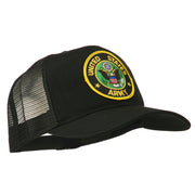 US Army Circular Patched Mesh Cap